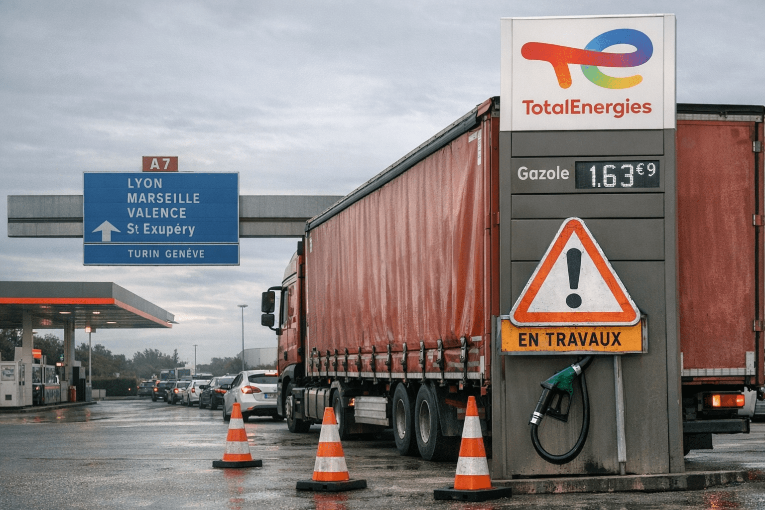 Kuro trūkumas paveikė kas penktą Prancūzijos degalinę, dyzelinui brangstant vežėjai patiria sunkumų