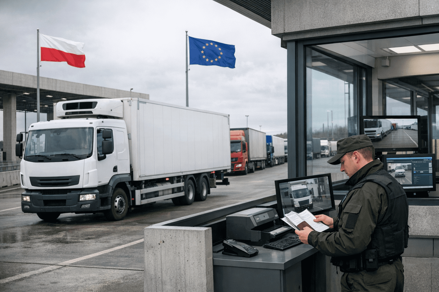 ICS2 įgyvendinimas veikia ES kelių transportą: Lenkija ir Slovakija prisijungia 2026 m. birželį