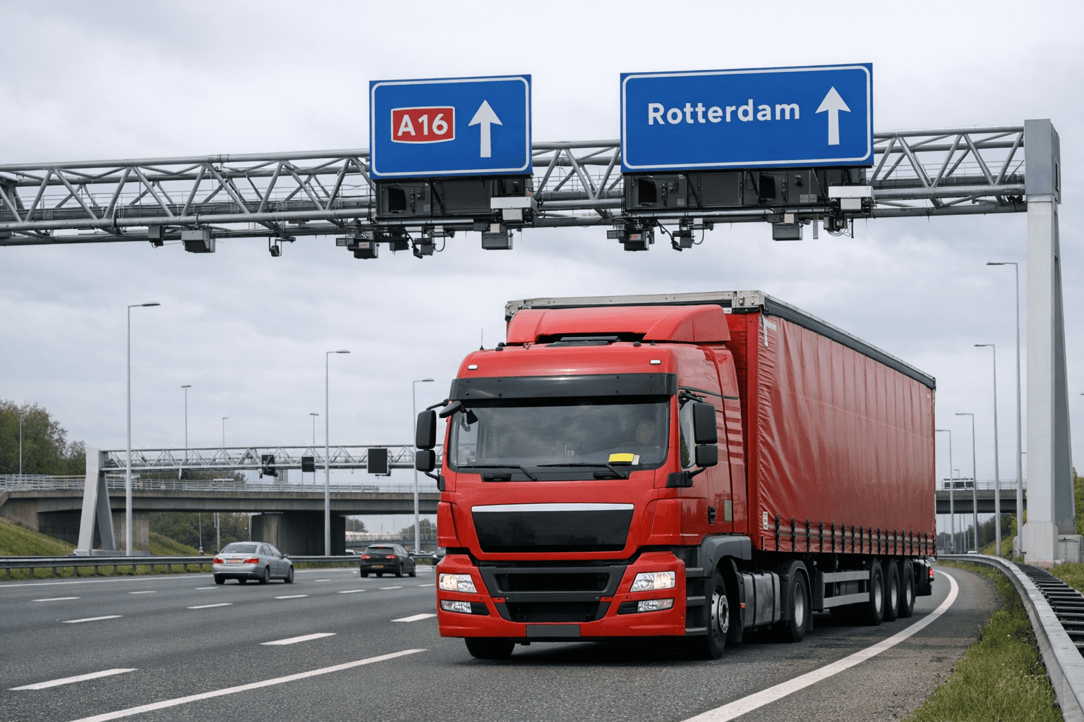 Nyderlandų sunkvežimių rinkliavos įvedimas likus 75 dienoms: Telepass gavo OBU patvirtinimą