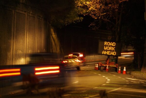 cars on road during night time